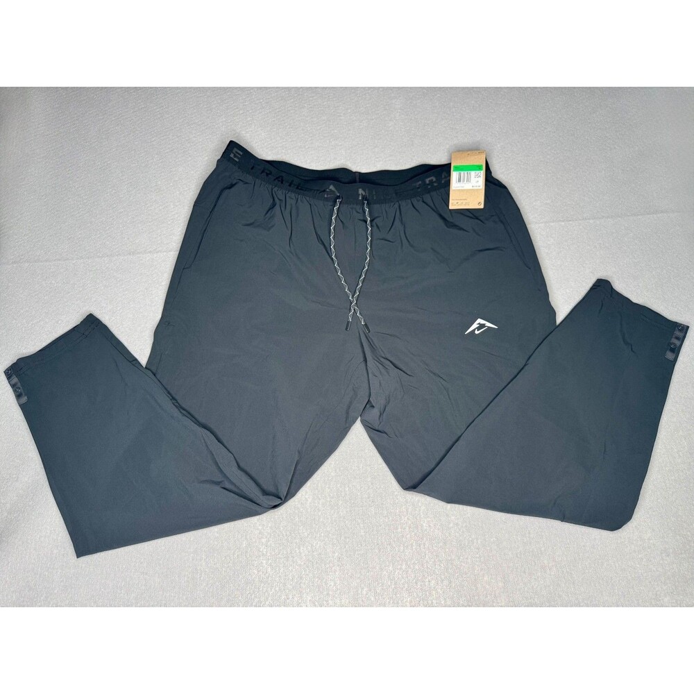 NIKE Trail Dri-FIT Running Pants Joggers Men's Size XL Black HJ3576-010